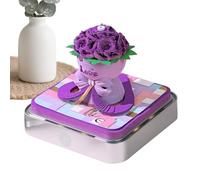 Ghjkldha Calendario 3D Blocchetto Appunti 2026 | Blocchetto Appunti Arte Intagliata Carta 3D - Intagliato Strappabile Con Luci LED E Custodia Acrilica Per Natale Regali Casa