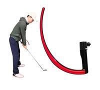 Ghjkldha Correction Trainer, Golf Swing Trainer Aid, Adjustable Golf Training Equipment with Elastic Band, Flexible Swing Practice Tool, Compact Design, Training Aid for Fitness Practice