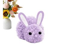 Ghjkldha DIY Rabbit Plush Kit, Easy Easter Bunny Craft Set, 8 Piece Kit with Stuffing Tools, Soft Fabric Animal Plush, Craft with Cute Bunny Design, Kids Activity for School Party