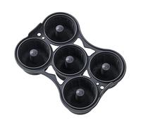 Ghjkldha Donut Molds, Baking Pans, Silicone Bakeware, 8.27x6.3x2.36 Inches, Air Fryer Donut and Bagel Maker, Use for Brownies Cake Pastries Cupcakes Dessert Home Kitchen Christmas Party