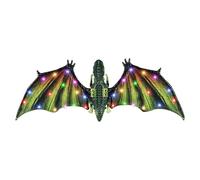 Ghjkldha Dragon Wings, Electric Dinosaur Toy, Realistic Moving Design with Led Light and Music, Fun Costume Accessory for Boys Toddler Party Birthday Halloween Christmas Event Use, 32.28x11.81 Inches