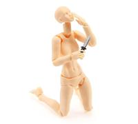 Ghjkldha Drawing Action Figures, Realistic Poseable Model with Movable Joints, Adjustable Art Mannequin Other Wise Base, Sketching, Painting, and Photography Reference 5.12x10.83 Inches