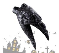 Ghjkldha Fischietto della morte, vero fischio urlante, fischietto con bocca di corvo, fischietto per scherzi di Halloween, fischietto da guerra, fischietto con suono spaventoso,