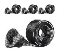 Ghjkldha Fishing Rod Covers, Elastic Rod Sleeves, Heavy Duty Pole Protectors, 170x3cm Storage Solutions, Ideal for Garage Wall Truck Car Roof Deck and Travel Construction Provides
