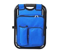 Ghjkldha Foldable Outdoor Chair, Backpack Recliner, Lawn Seating, Built In Cooler Bag, Lightweight Frame, Excellent for Camping, Hiking, Travel, Beach, Park, Fishing, Garden, Patio Use