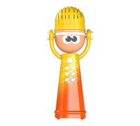 Ghjkldha Kids Singing mic, Wireless Singing Mic Speaker, Colorful Light Effects, Interactive Educational Toy for Early Learning, Music Fun Indoor and Outdoor Play