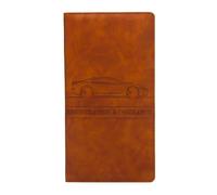 Ghjkldha Leather Document Holder for Vehicles | Multi-Purpose Wallet Case for Car Papers | Stylish Organizer for Key, License, Business Cards, and Receipts | Ideal for Drivers