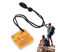 Ghjkldha Lightweight Mirror, Signal Mirror, Survival Reflective Tool, Small Outdoor Signaling Device for Camping, Hiking, Car Safety, and Adventure Travel