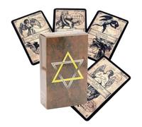 Ghjkldha Mazzi di tarocchi, l'oracolo del paradiso e 'inferno, carte Oracle, gioco di carte predizione della fortuna, carte Oracle di guida spirituale, set di carte Oracle da collezione per gioco