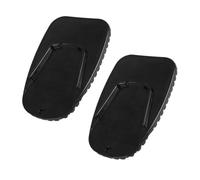 Ghjkldha Motorcycle Kickstand Pad, Parking Support Coaster, Anti-Slip Stability Mat, 3.54x2.36 inches, Compact Pack Design, Wide Base Traction, Camping Garage Grass Road Scooter Riding Adult Use