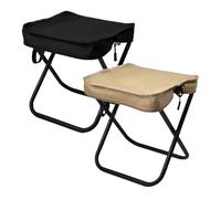 Ghjkldha Outdoor Folding Seat, Compact Camping Chair Bag Design, Fishing Portable Chair, 10.24x9.45x10.24 Inches for Fishing Beach Lawn, Picnic, Bbq, Travel, Hiking, Weekend Getaway Gear