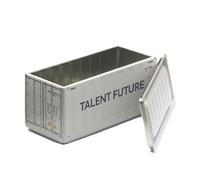 Ghjkldha Pencil Boxes, Creative Small Metal Storage Box, Stylish Compact Tin Case with Lid 4.53x1.97x1.97in, Portable Multi-Purpose Organizer for Food Snacks School Office Supplies Travel