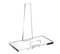 Ghjkldha Photo Stands for Table Display, Clear Acrylic Book Stand, Collectors Rack Holder for Postcards, Artworks, Plates, Records, Decorative Display Stand for Home and Office