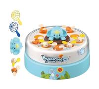Ghjkldha Popping Up Board Game, Rotatable Catching Music Game 17.5x17.5x7cm, Parent-Child Interactive Toy, Fun Bounce and Catch Action, for Home, School, Family Entertainment