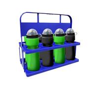 Ghjkldha Reusable Beer Carrier, 8 Pack Foldable Beverage Crate with Handle, Portable Beer Storage, Convenient Beer Bucket for Beverages, Serving and Storage Crates for Bottles and Cans