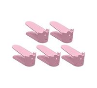 Ghjkldha Shoe Stacker Organizer, Double Deck Boot Holder, 9.65x3.74x3.54 inches, Non-Slip Space Saver, Vertical Sneakers Rack, Multi-Pair Storage Support, High Heel Shelf for Closet Shelf