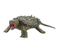 Ghjkldha Snapping Turtle Figure, Simulated Turtle Model, Reptile Animal Ornament, Realistic Snapping Turtles Collectible for Home Decoration Educational Toy Kids Adults Science Nature Display