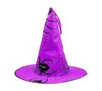 Ghjkldha Spider Web Hat, Outdoor Halloween Decoration, Cosplay Costume Accessory, Holiday Props, Decorative for Garden Courtyard Tree Decoration, Spooky Party, 38cm
