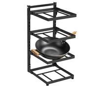 Ghjkldha Stainless Steel Under Sink Shelf | Adjustable and Medicine Rack | Heavy Duty Rustproof Organizer for Bottles and Can Storage | Great for Kitchen, Bathroom, and Utility Rooms (Smart Design)