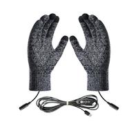 Ghjkldha Usb Heated Gloves, Mittens, Winter Wear, 8.27x4.33 Inches, Screen Touch Compatible with 3 Mode Temperature Control, Windproof Design, Ideal for Skiing Cycling Hiking or Cold Weather Driving