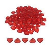 Ghjkldha Valentine Gems, Love Stones Kit, Vase Filler Decorations, Best for Wedding Table Scatter, Craft Projects, Valentine's Day Decor, Non Toxic, Sparkling Finish, 0.91x0.91 Inches