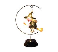 Ghjkldha Witch Night Light, Halloween Decorations, Bed Lamp, Spooky Table Ornament, Home Decor for Indoor, Present, Display, Event, Holiday, Dorm, Offices, Entrance, Porch, Illumination