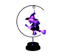 Ghjkldha Witch Night Light, Halloween Decorations, Bed Lamp, Spooky Table Ornament, Home Decor for Indoor, Present, Display, Event, Holiday, Dorm, Offices, Entrance, Porch, Illumination