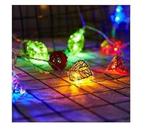 GHJrtHFJ luci decorative a filo, Luci fatate in ferro battuto | decorative a LED a batteria for matrimoni, Natale, compleanni e feste(Gold,9.8FT(20LED))