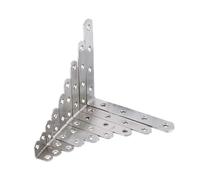 GHJrtHFJ Staffa a L in Acciaio Inossidabile, Supporto angolare in Acciaio Inossidabile a 90 Gradi, Collegamento(100x100mm)