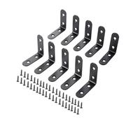 GHJrtHFJ Staffa a L in Acciaio Inossidabile, Supporto angolareRinforzo a Forma di L fissato Tramite Viti Angoli retti(50x50x2.0mm)