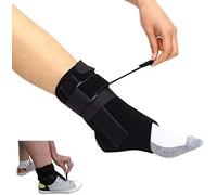 GHJrtHFJ Tutore per Caviglia, Supporto Regolabile for Caviglia e Piede, stabilizzatore for flaccido Movimento di dorsiflessione(Right,XL)