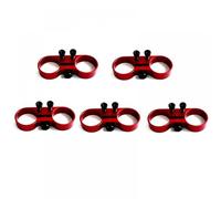 GHJtRs 5PCS AS150 Supporto per spina di sedile fisso supporto supporto supporto connettore anti-fuoco compatibile con RC multi-rotore UAV 4 assi 6 assi 8 assi (ROSSO)
