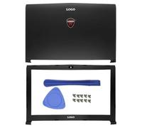 GHJtRs Case di Cerniera della Cornice Anteriore del Coperchio Posteriore LCD Compatibile per Notebook GP62 6QG GV62 GL62 6QF GP62MVR MS-16J9 GP62MVR GL62M(AB Cover)