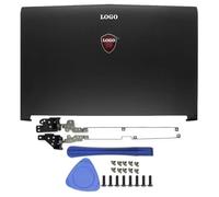 GHJtRs Case di Cerniera della Cornice Anteriore del Coperchio Posteriore LCD Compatibile per Notebook GP62 6QG GV62 GL62 6QF GP62MVR MS-16J9 GP62MVR GL62M(A Hinges)