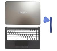 GHJtRs Copertura Anteriore del Coperchio Posteriore LCD Compatibile Case di Fondo Palmrest per 14 CF DF Dk Laptop Modelli L24469-001 L24465-001 L24818-001 L24475-001(Brown)