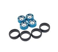 GHJtRs Ruote da drift da 25 mm compatibili con K969 K979 K989 K999 P929 P939 Iw04m -Q MIMI-Z 1/28 RC Parti di automobili Aggiornamento in metallo 284131(SKY BLUE)