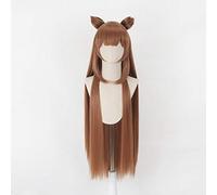 GHK 100cm di spessore Raphtalia Parrucca diritta lunga marrone Costume cosplay Capelli sintetici Halloween The Rising of Shield Shield Parrucca cosplay