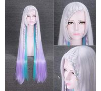 GHK 100cm Sword Art Online Yuna Anime Parrucca Cosplay Capelli sintetici Costume di Halloween Lisci Ombre Parrucche lunghe donna Per Peruca del partito