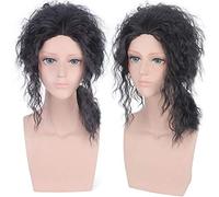 GHK 18 pollici Michael Jackson MJ Afro parrucca riccia lunga media uomo capelli sintetici anime nero costume di halloween parrucche cosplay