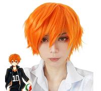 GHK Anime Haikyuu Hinata Shoyo Parrucca cosplay costume corto arancione Gioca parrucche per uomo Donna Costume di Halloween Capelli