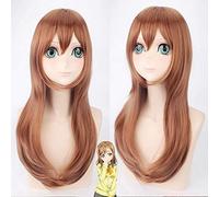GHK Anime Love Live Sunshine Kunikida Hanamaru Parrucca cosplay con frangia Lovelive Capelli sintetici Costume di Halloween Parrucche da donna per feste