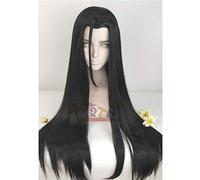 GHK Biamoxer 7 stili Grandmaster of Demonic Cultivation Wei Wuxian in stile nero lungo parrucca cosplay per capelli fascia rossa stile libero 7