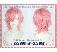 GHK Biamoxer Anime Yarichin Puttana Bu Club Ayato Yuri Parrucca riccia rosa Cosplay Halloween Gioco di ruolo