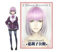 GHK Biamoxer Lolita Parrucche corte Shinjo Akane Viola Grigio Sfumato Anime! Parrucca cosplay SSSS.GRIDMAN moda donna