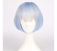 GHK Biamoxer parrucca cosplay REM color puro o parrucche cosplay RAM Re: Zero Inizia la vita in un altro mondo Costume gioca costumi di Halloween Rem