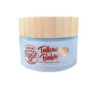 GHK-Cu Balsamo di sego di manzo con peptide di rame e metilene blu infuso di erba montata, anti-invecchiamento, linee sottili, rughe, eczema, acne, idratante per tutto il corpo, tutti i tipi di pelle