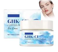 Ghk-cu Crema Viso 100g Pelle Soda, Crema Viso Peptidi Nutrimento Profondo Idratante e Anti-invecchiamento Ridurre le linee Sottili per Uomini Donne per Cura Quotidiana