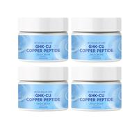GHK-CU Crema viso idratante con peptidi di rame, crema rassodante con peptidi e due di collagene per pelli sensibili e mature, idratante anti-età per pelli secche (4 pezzi)
