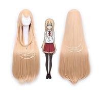 GHK Himouto lungo 100 cm! Parrucca Umaru-chan Doma Umaru UMR Colpi di capelli lisci Cosplay Gioco di ruolo di Halloween
