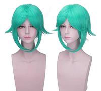 GHK Land of the Lustrous Phosphophyllite Breve parrucca verde Costume Cosplay Capelli sintetici Perucas Fibra ad alta temperatura